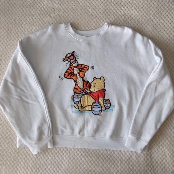 Disney Winnie the Pooh Cropped Sweatshirt - Picture 1 of 5